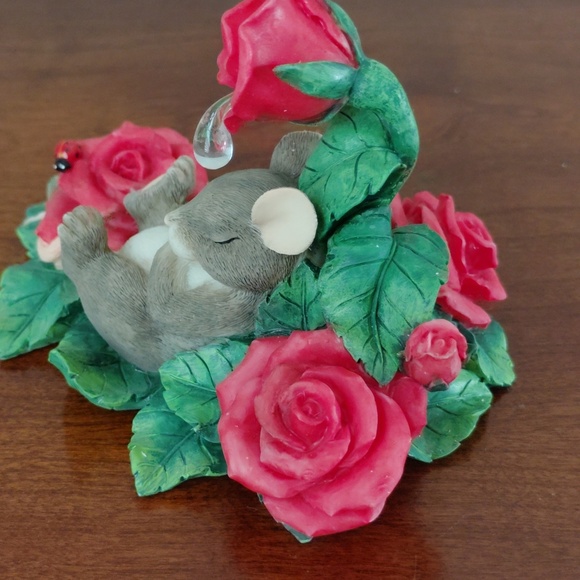 Fitz & Floyd Charming Tails - Life is a Bed of Roses - Signed by Artist - Picture 6 of 11